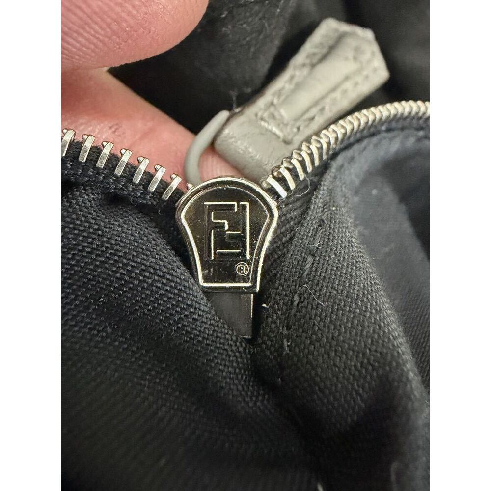FENDI Baguette Messenger Bag Gray - Picture 10 of 10